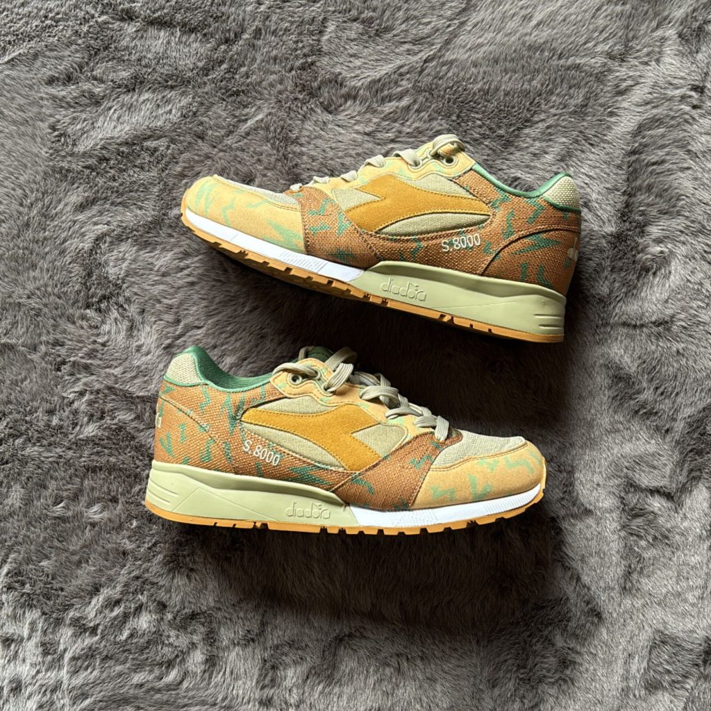 Présentation de la sneaker Diadora S8000 Japanese Military camo en pointure 40