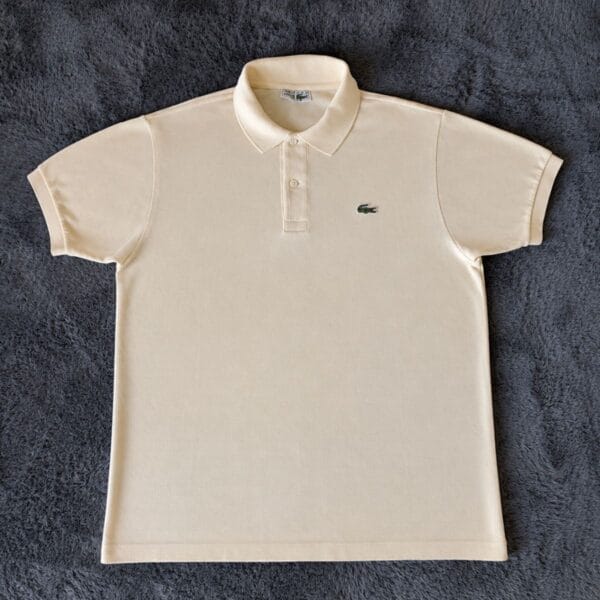 Polo Lacoste beige homme taille L