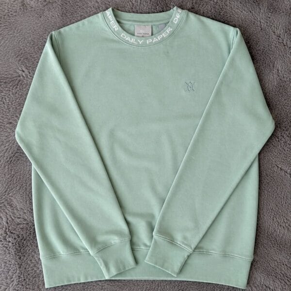 Sweat Daily Paper Vert Menthe - Taille M